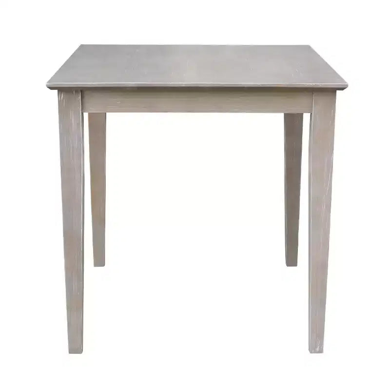 Table de salle à manger en bois massif 30 X 30 Gris patiné - International Concepts