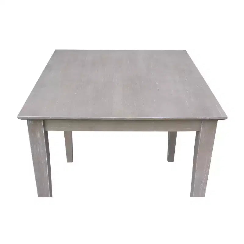Table de salle à manger en bois massif 30 X 30 Gris patiné - International Concepts