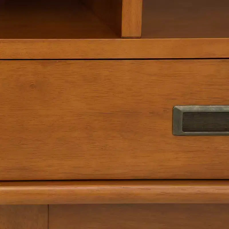 Tierney Solid Hardwood Mid Century Bookcase and Storage Unit - WyndenHall