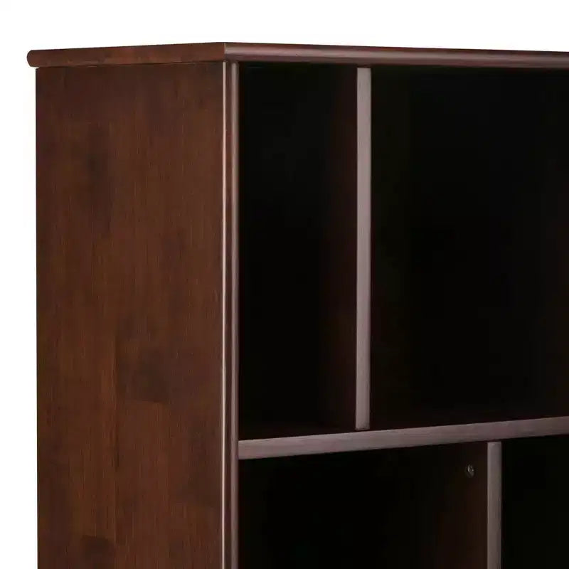 Tierney Solid Hardwood Mid Century Bookcase and Storage Unit - WyndenHall
