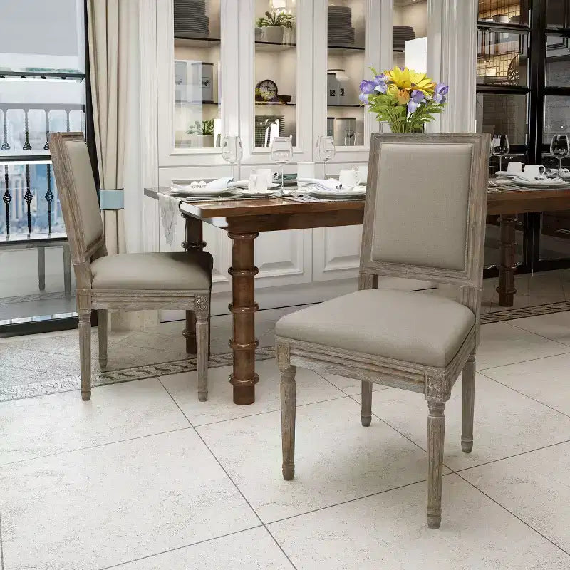Set of 2 Ledger Traditional Dining Chairs - Christopher Knight Home