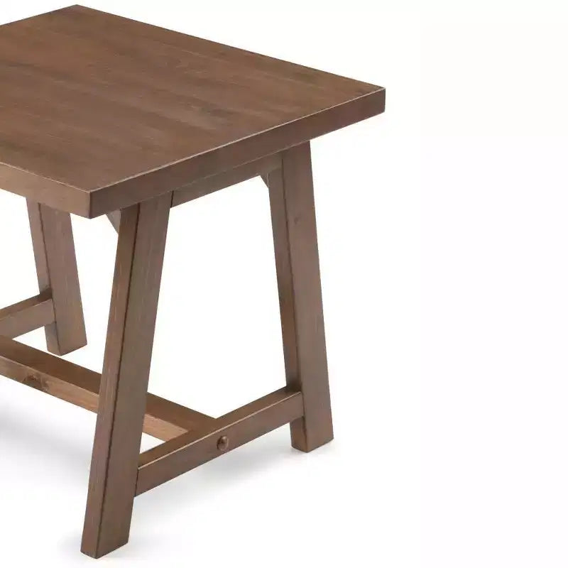 Table d'appoint en bois massif Hawkins - Wyndenhall