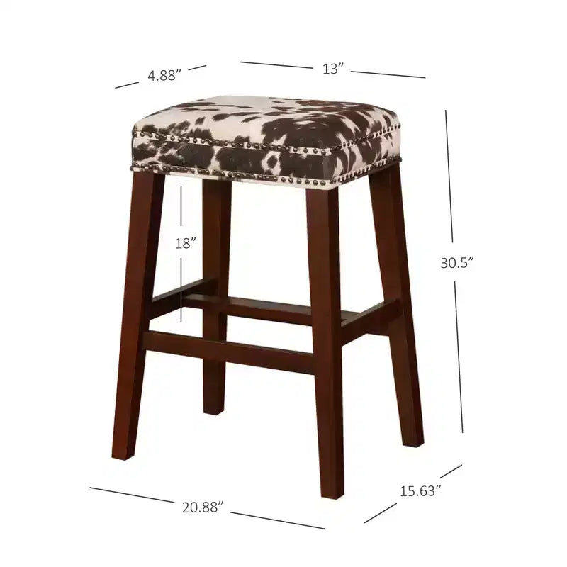 Tabouret de bar sans dossier Walt - Linon