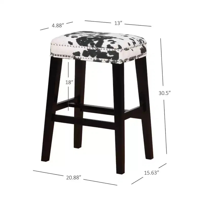 Tabouret de bar sans dossier Walt - Linon