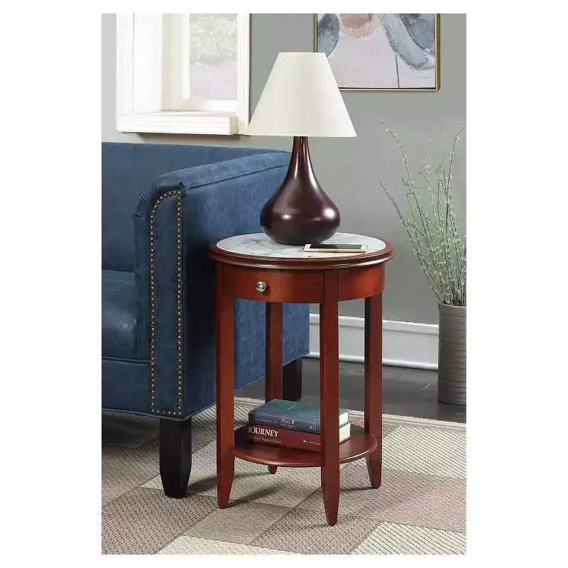 American Heritage Baldwin End Table with Drawer - Breighton Home