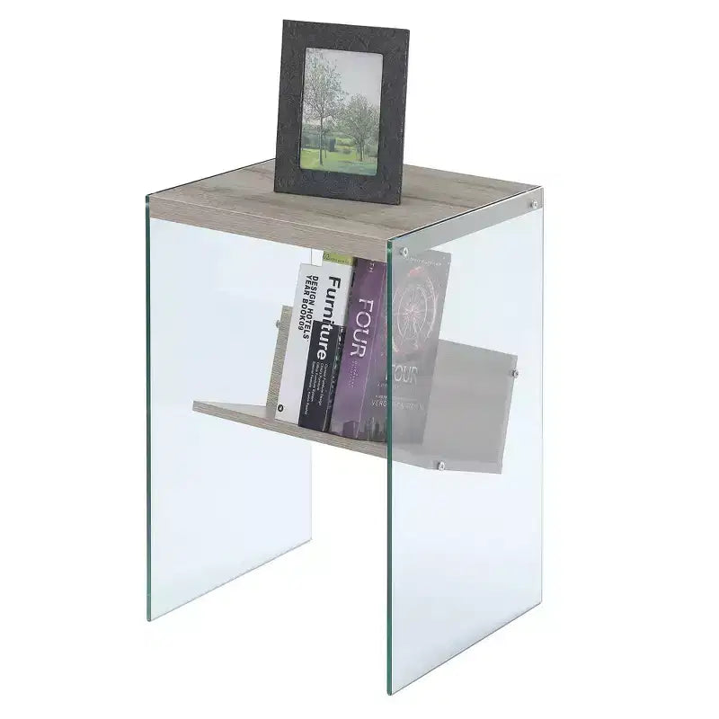 Table d'appoint SoHo avec étagère - Breighton Home