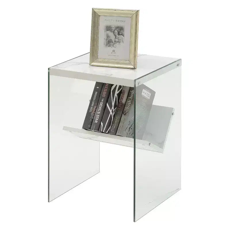 Table d'appoint SoHo avec étagère - Breighton Home