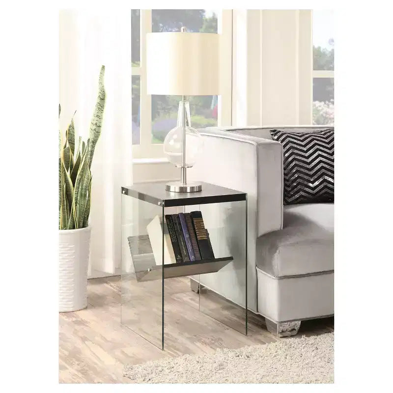Table d'appoint SoHo avec étagère - Breighton Home