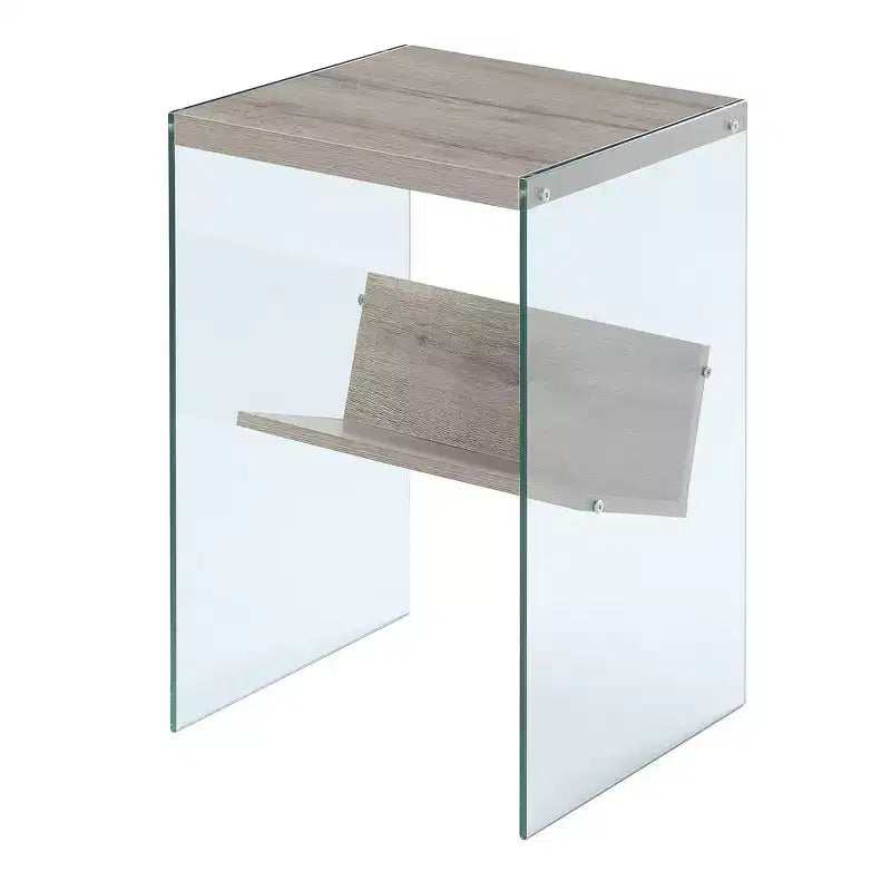 Table d'appoint SoHo avec étagère - Breighton Home