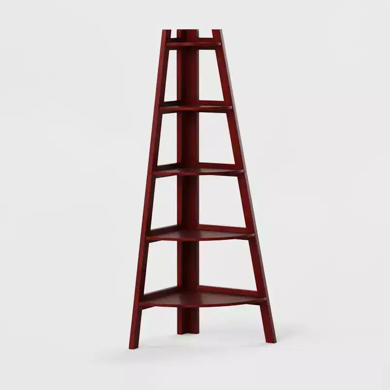 24/7 Shop At Home 63.25 Lynch 5 Shelf Corner Bookcase