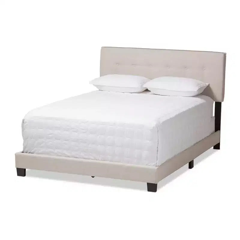 Audrey Modern And Contemporary Fabric Upholstered Bed - Baxton Studio