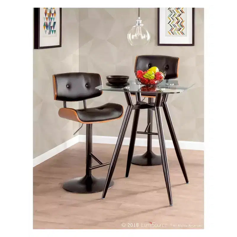 Clara Mid Century Modern Square Counter Table - LumiSource