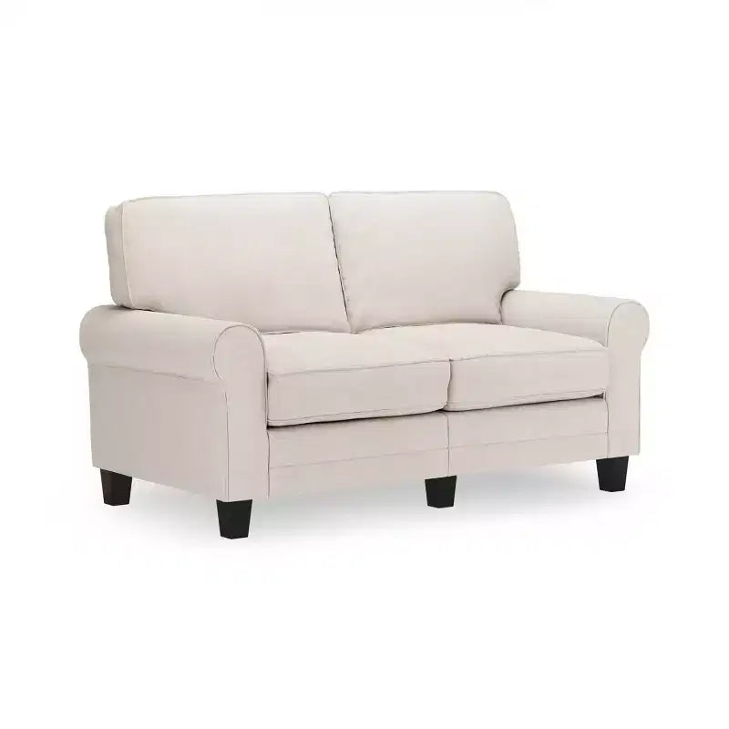 Causeuse Copenhagen de 61 pouces - Tissu polyester, assemblage sans outils
