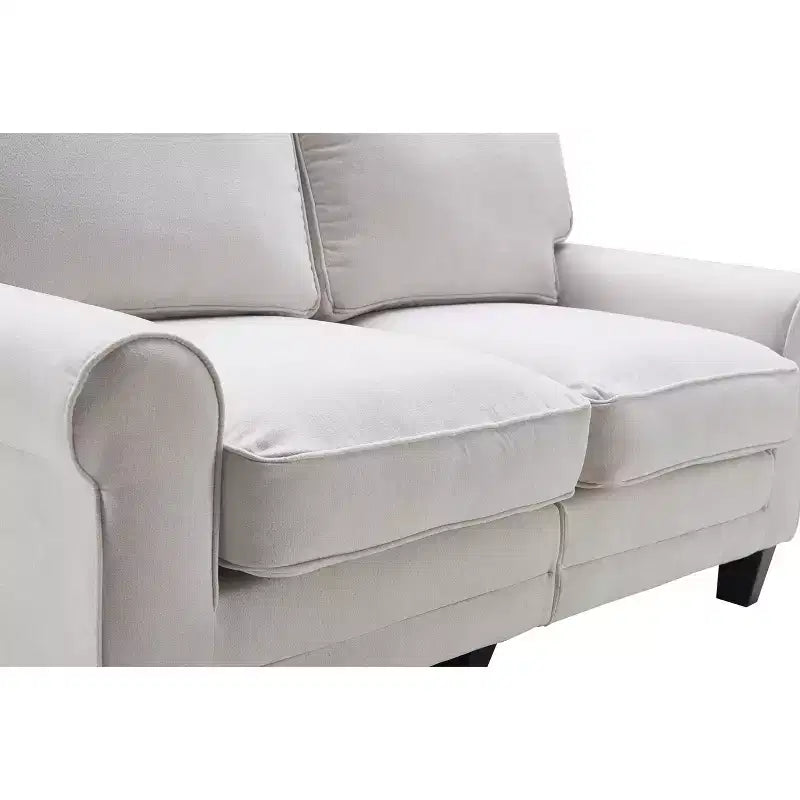 Causeuse Copenhagen de 61 pouces - Tissu polyester, assemblage sans outils