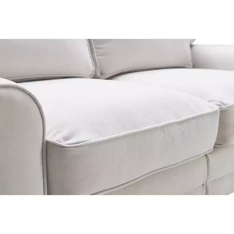 Causeuse Copenhagen de 61 pouces - Tissu polyester, assemblage sans outils