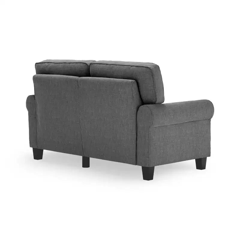 Causeuse Copenhagen de 61 pouces - Tissu polyester, assemblage sans outils