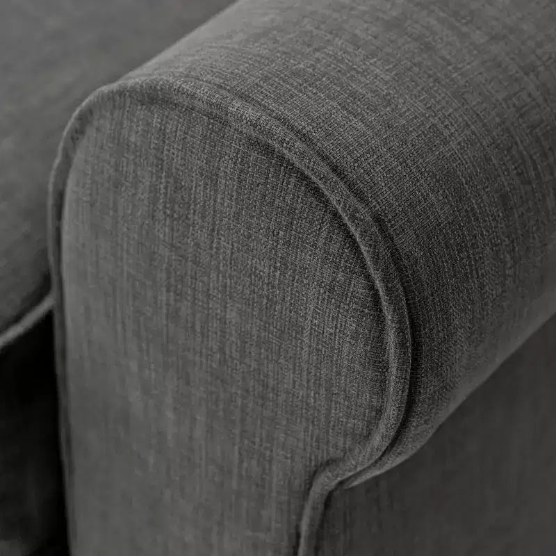 Causeuse Copenhagen de 61 pouces - Tissu polyester, assemblage sans outils