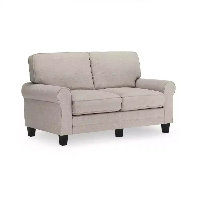 Causeuse Copenhagen de 61 pouces - Tissu polyester, assemblage sans outils