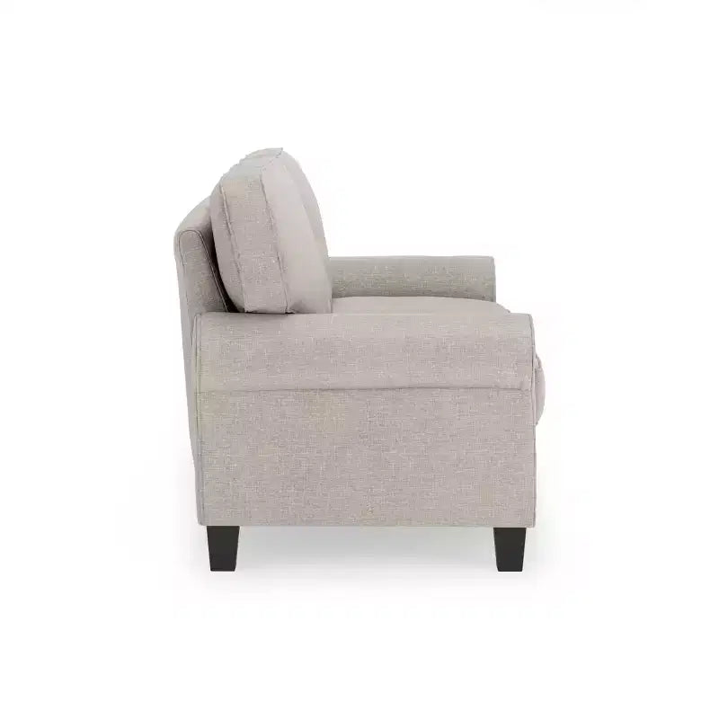 Causeuse Copenhagen de 61 pouces - Tissu polyester, assemblage sans outils