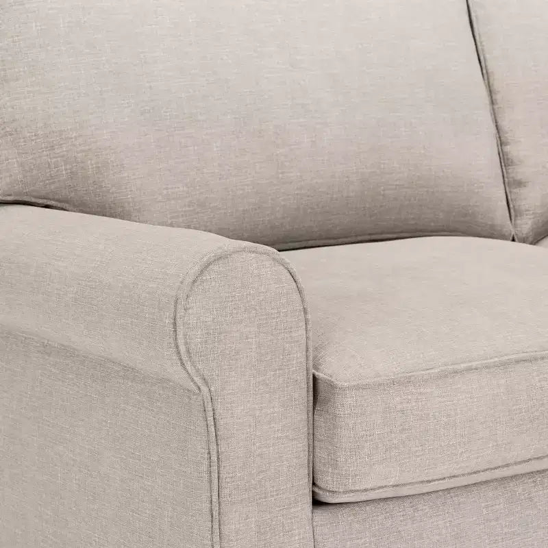 Causeuse Copenhagen de 61 pouces - Tissu polyester, assemblage sans outils