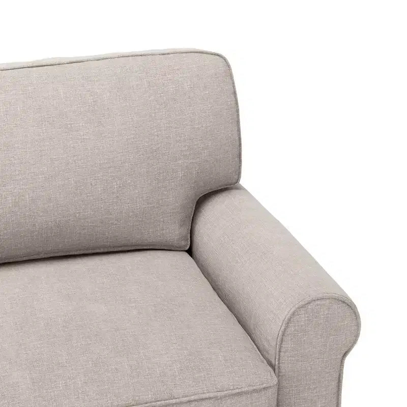 Causeuse Copenhagen de 61 pouces - Tissu polyester, assemblage sans outils