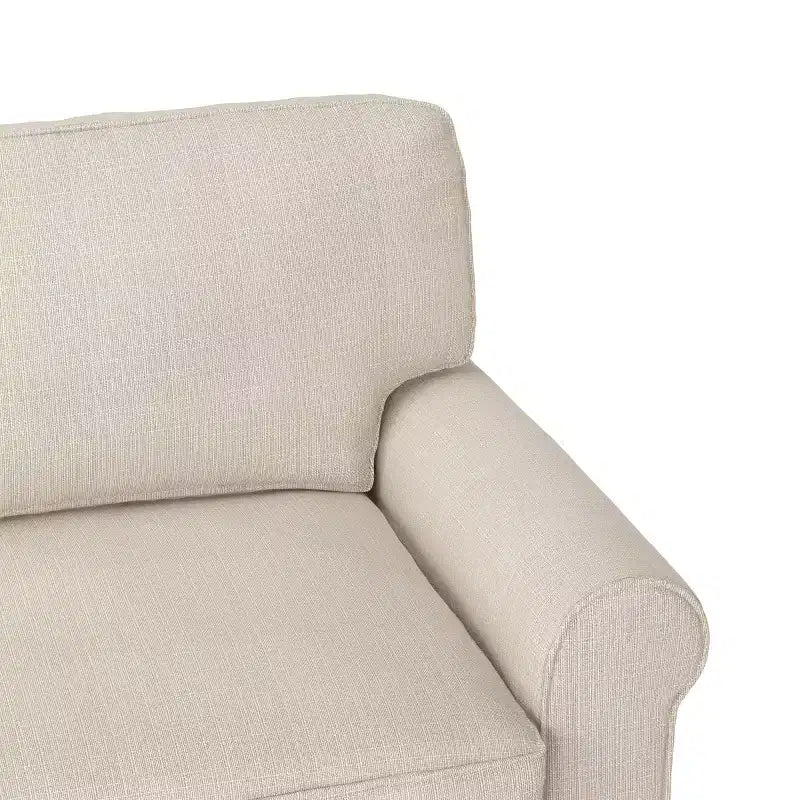 Causeuse Copenhagen de 61 pouces - Tissu polyester, assemblage sans outils