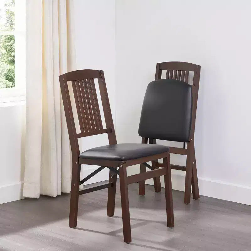 Set of 2 Simple Mission Folding Chair - Stakmore