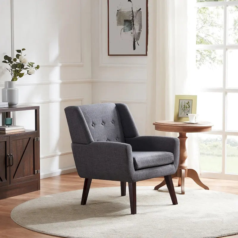HUIMO Set of 2 Modern Tufted Accent Chair