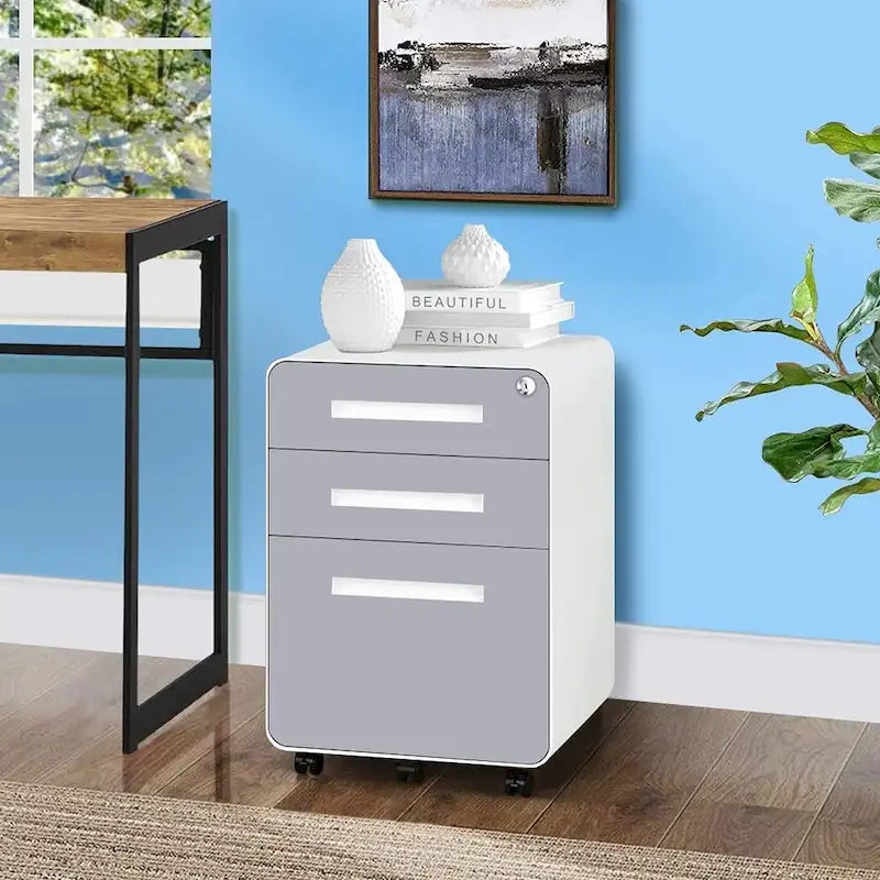 3 Drawer Mobile/Vertical File Cabinet for Home Office