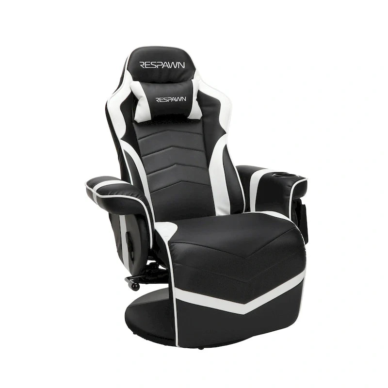 Gaming Recliner - Reclining Gaming Chair with Footrest