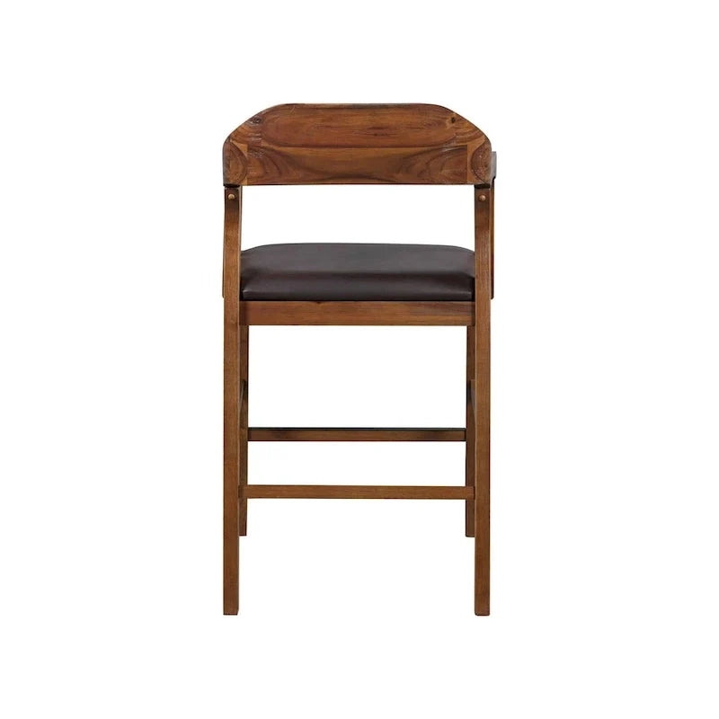 Rasmus Wood Counter or Bar Stool