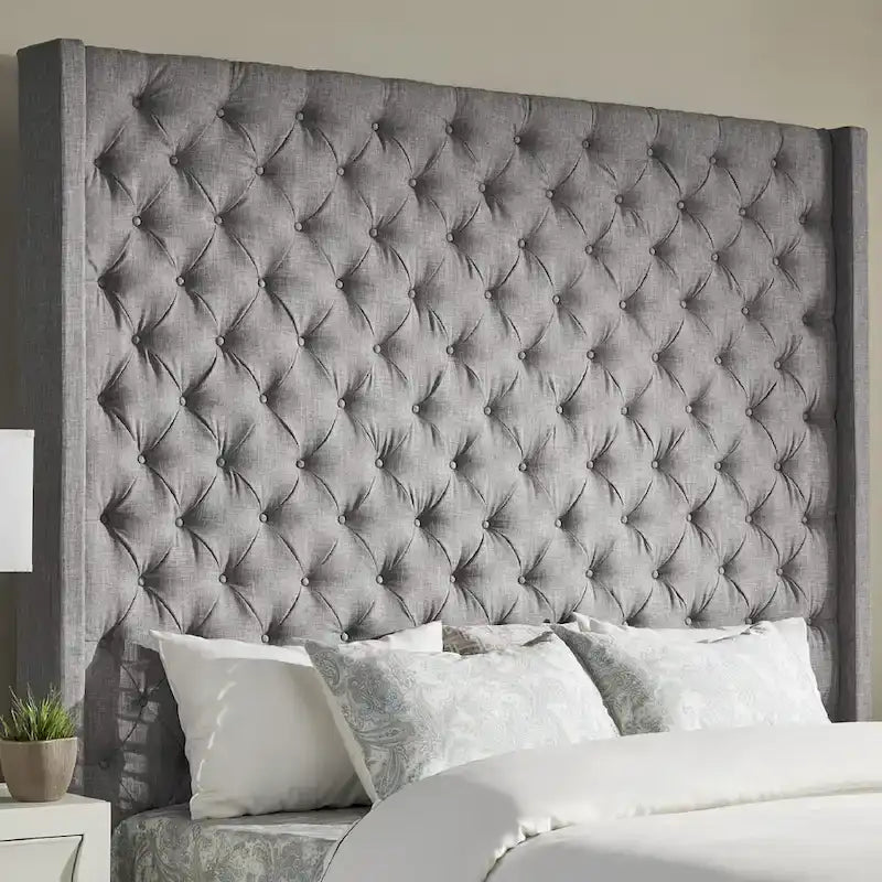 Naples Button-tufted Wingback Headboard only by iNSPIRE Q Artisan