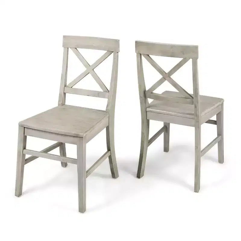 Set of 2 Roshan Farmhouse Acacia Dining Chair - Christopher Knight Home