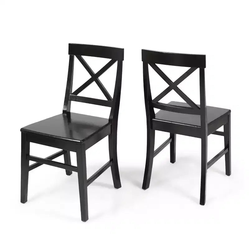 Set of 2 Roshan Farmhouse Acacia Dining Chair - Christopher Knight Home