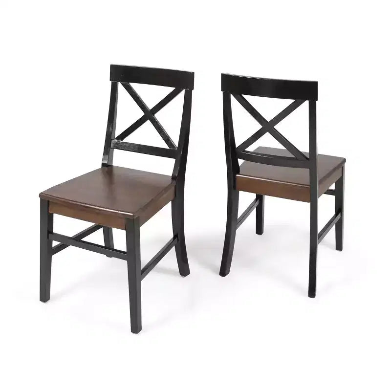 Set of 2 Roshan Farmhouse Acacia Dining Chair - Christopher Knight Home