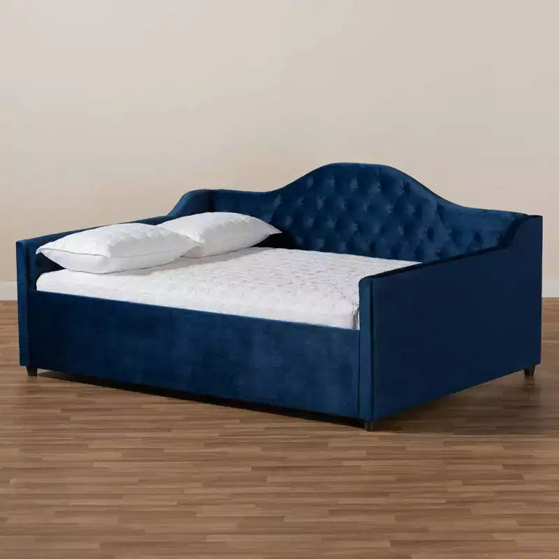 Perry Velvet Daybed - Baxton Studio