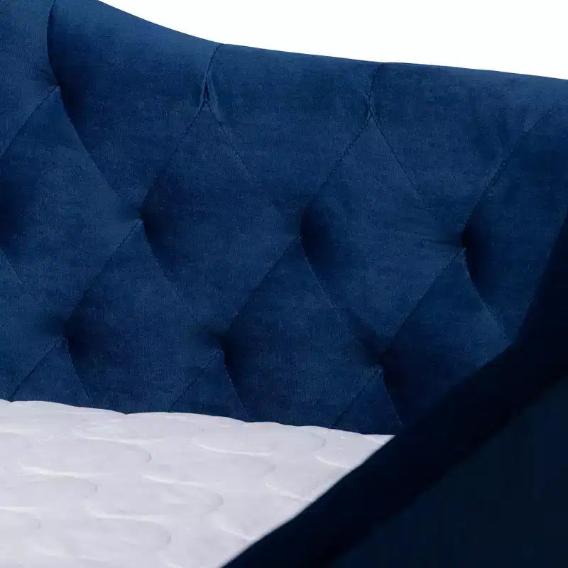 Perry Velvet Daybed - Baxton Studio