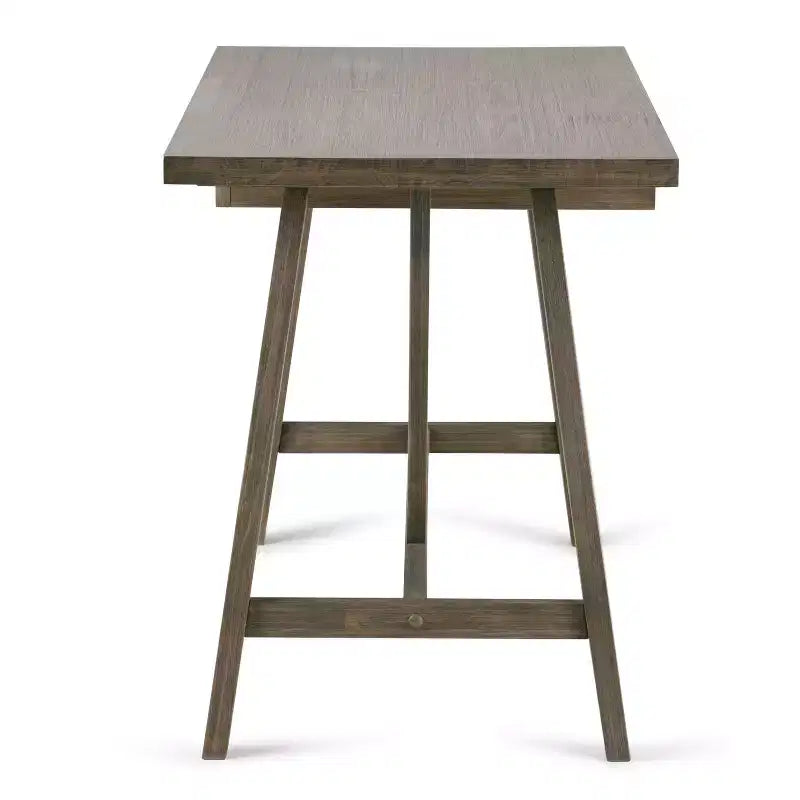 Stewart Solid Wood Writing Desk with Keyboard Tray - Wyndenhall