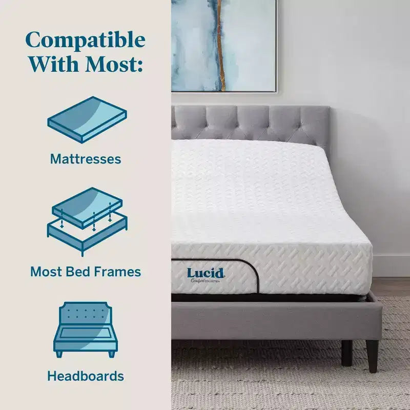 Comfort Collection Standard Adjustable Bed Base - Lucid