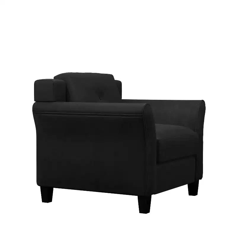Harper Tufted Microfiber Chair - Lifestyle Solutions