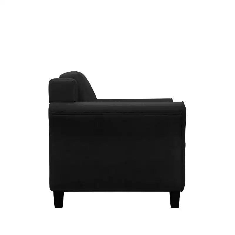 Harper Tufted Microfiber Chair - Lifestyle Solutions