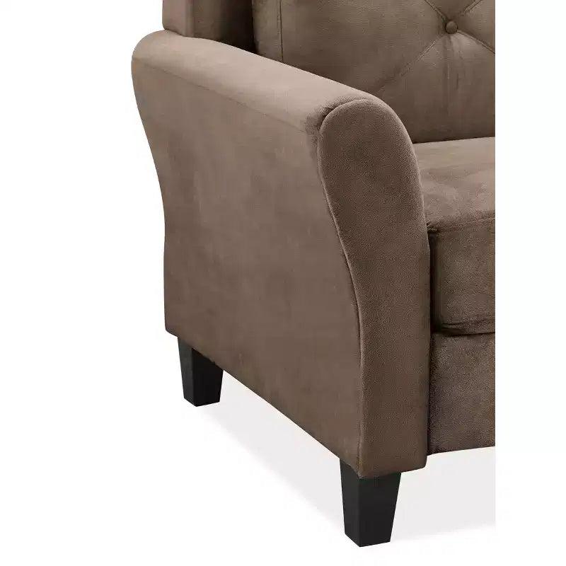 Harper Tufted Microfiber Chair - Lifestyle Solutions