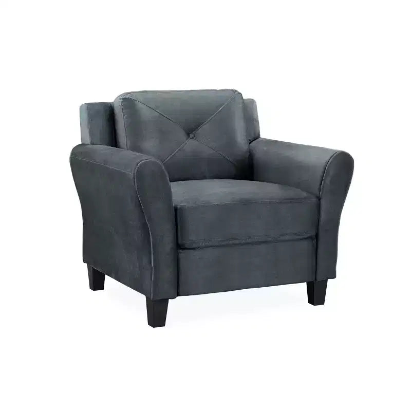 Harper Tufted Microfiber Chair - Lifestyle Solutions