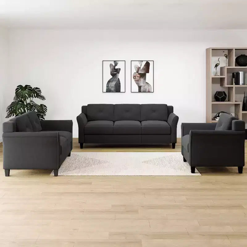 Harper Tufted Microfiber Chair - Lifestyle Solutions