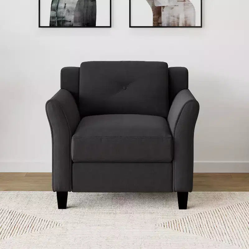 Harper Tufted Microfiber Chair - Lifestyle Solutions