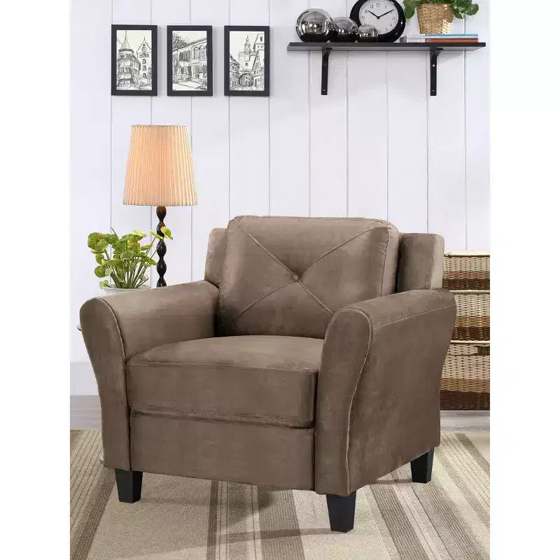 Harper Tufted Microfiber Chair - Lifestyle Solutions