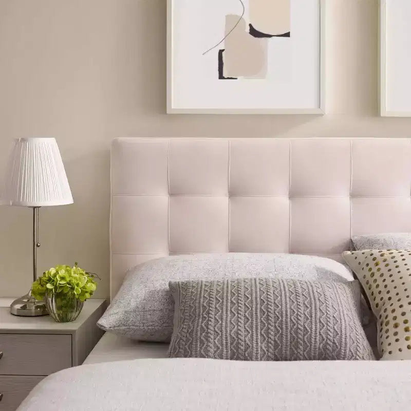 Queen Lily Biscuit Tufted Performance Velvet Headboard - Modway