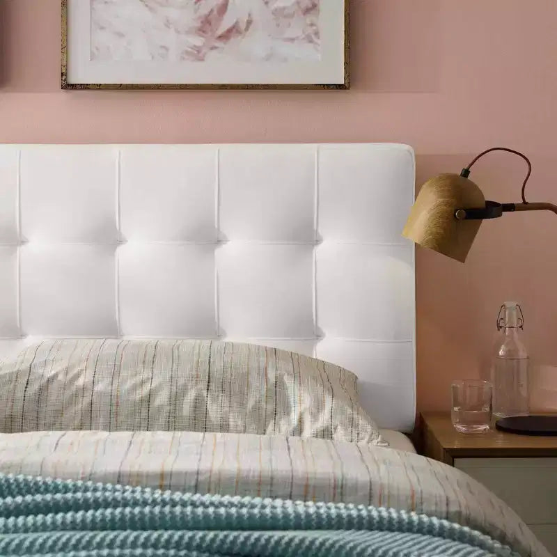 Queen Lily Biscuit Tufted Performance Velvet Headboard - Modway