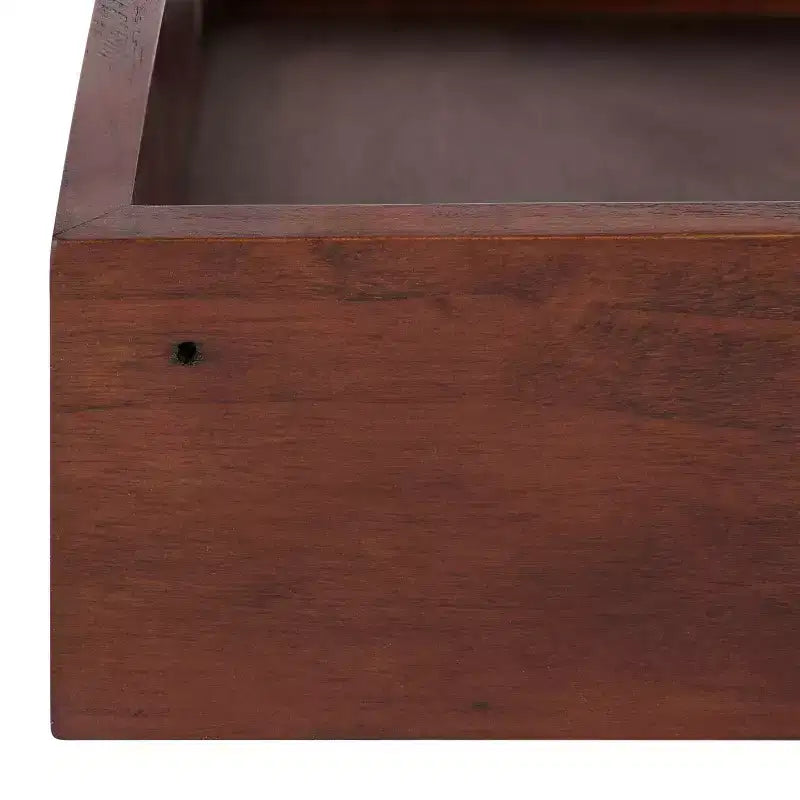 4.5 x 2.2 2pk Levie Floating Corner Wooden Wall Shelf Set - Kate & Laurel All Things Decor