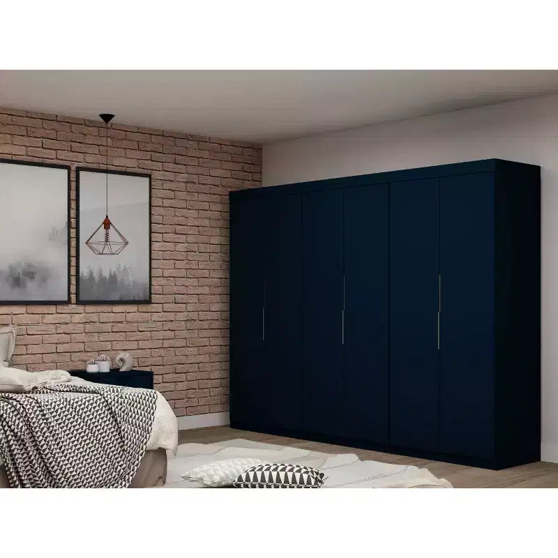 Set of 3 Mulberry 2.0 Wardrobe Closet - Manhattan Comfort